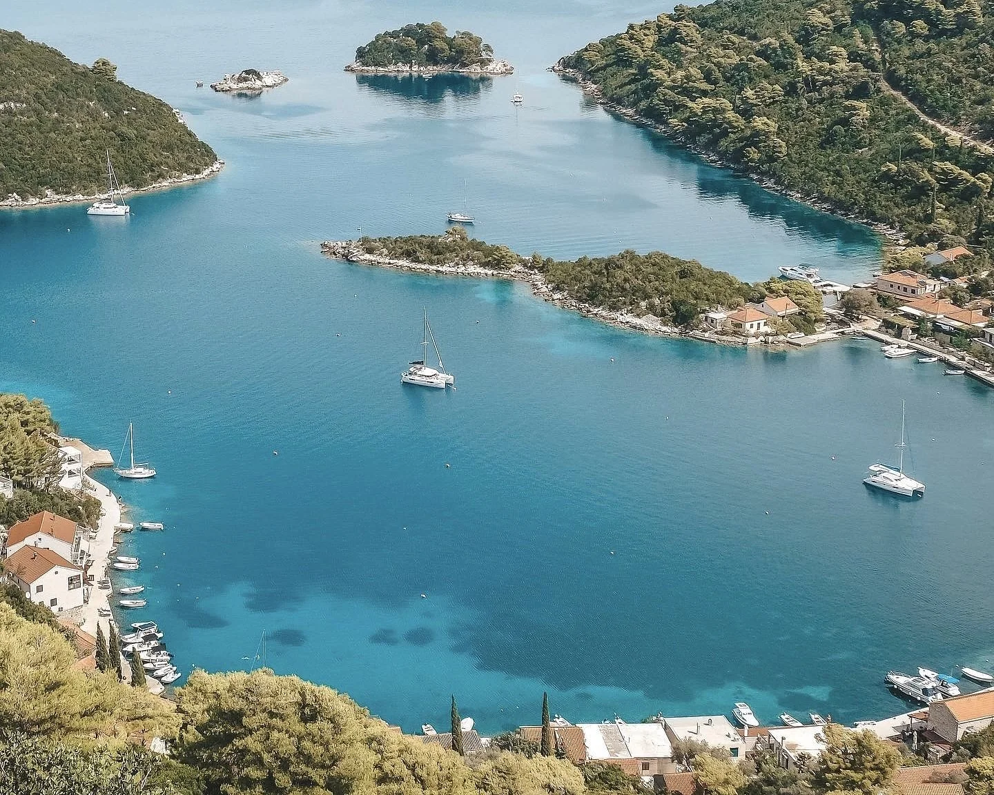 Guests swimming during Warm Days Croatia